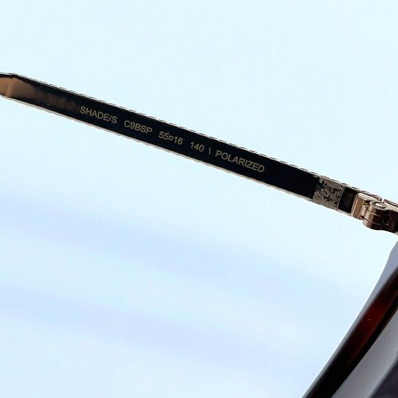 NEW JIMMY CHOO Shade/S C9B POLARIZED Havana Women Sunglasses - Picture 7 of 8